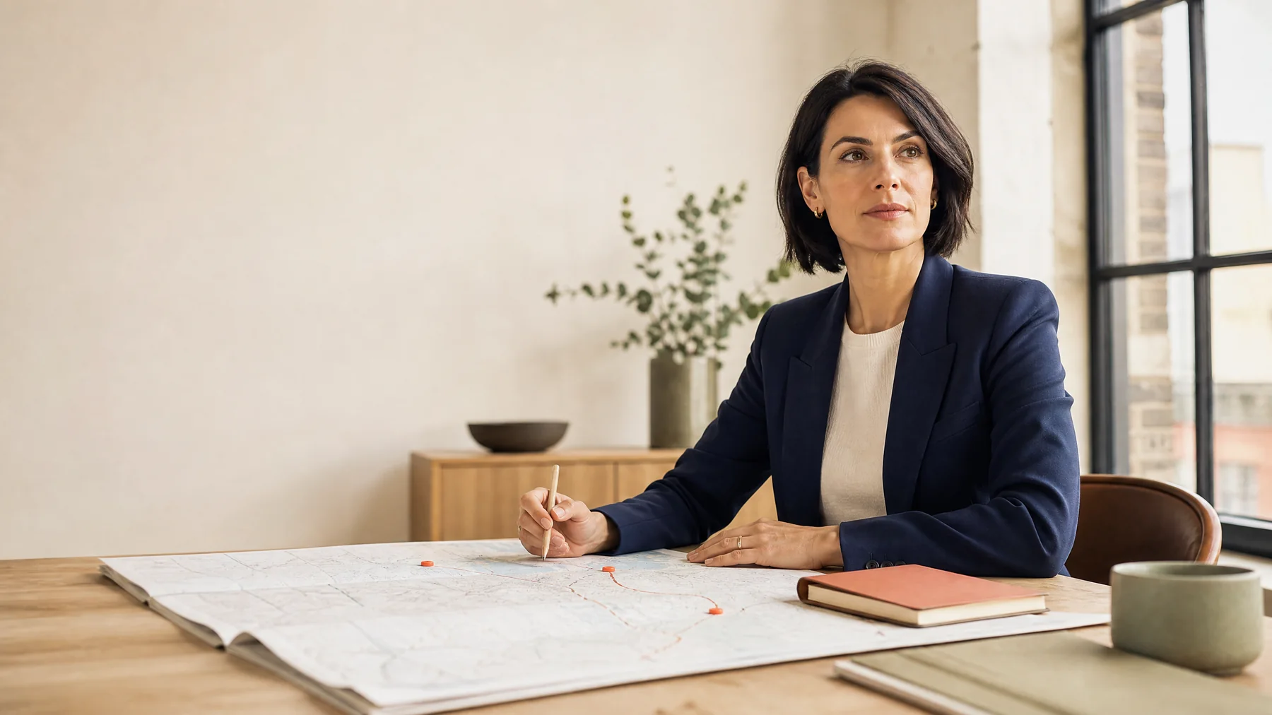 An experienced professional planning her next career move
